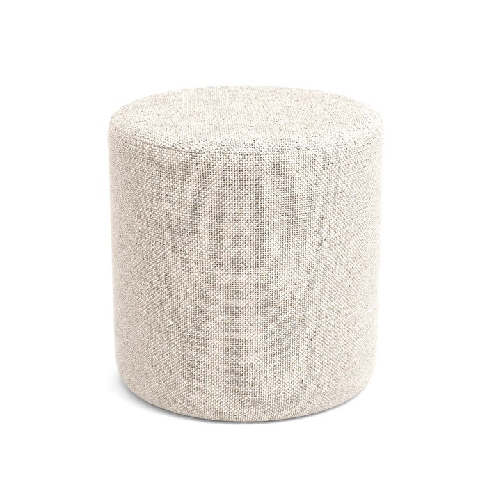 Jip poef beige melange - Ø 34 x 36 cm