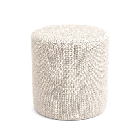 Jip poef beige melange - Ø 34 x 36 cm