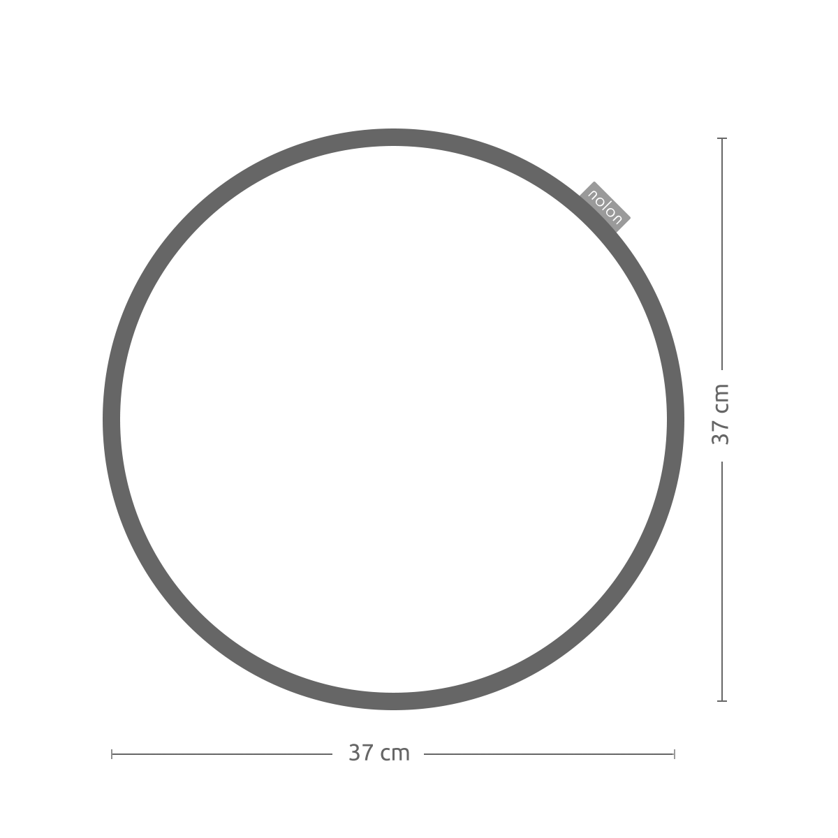 rond zitkussen bouclé beige