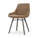 Nena-Isa eetkamerstoel bruin blend - walnoot houten onderstel