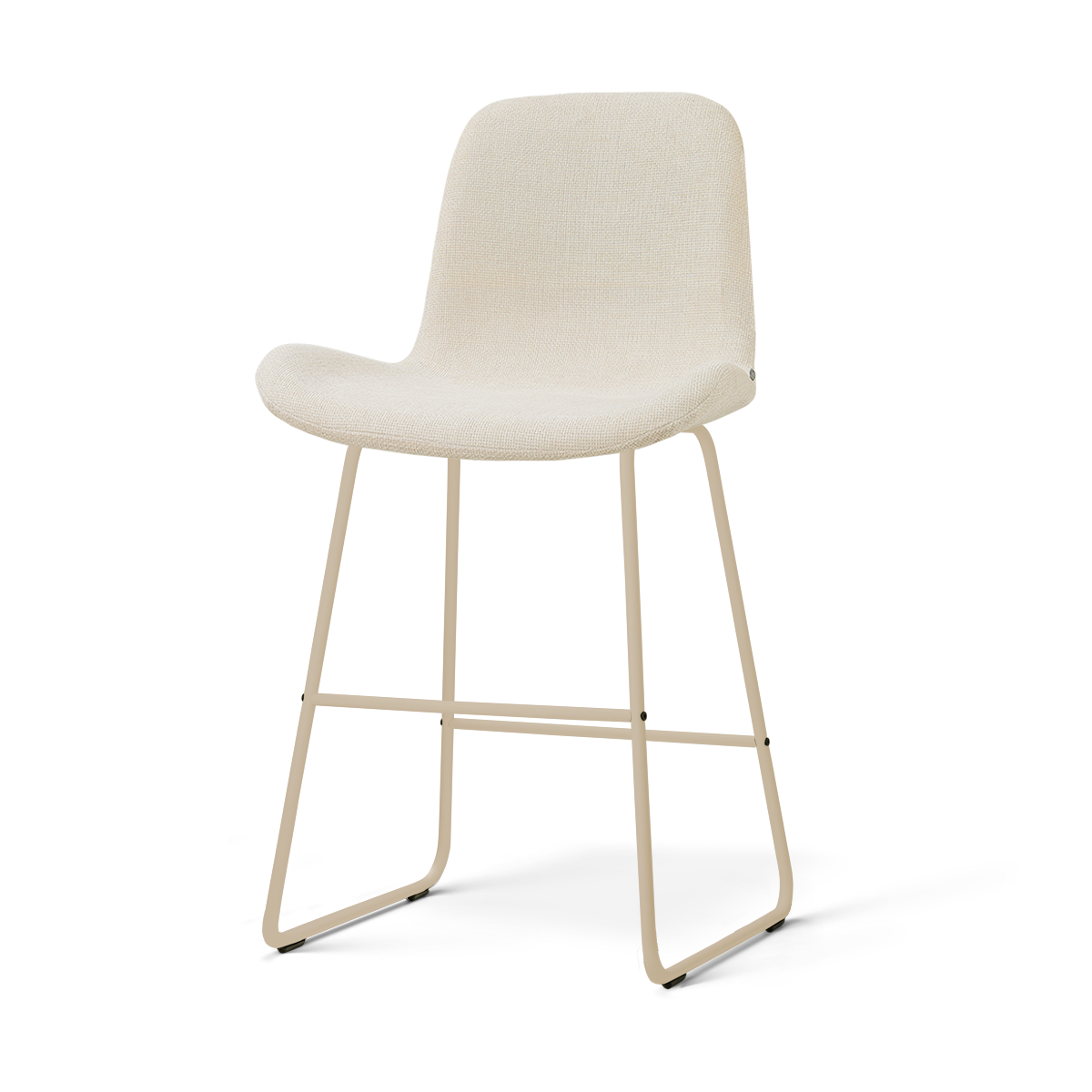 Nino-Fé barkruk cottonbeige - beige onderstel - 65 cm