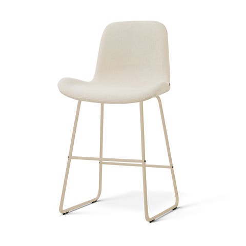 Nino-Fé barkruk cottonbeige - beige onderstel - 65 cm