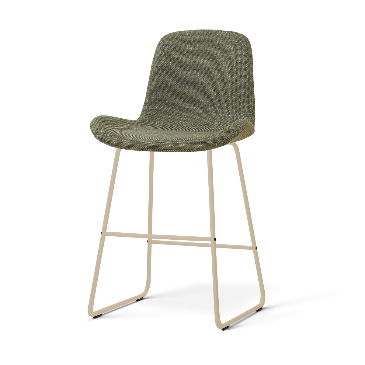 Nino-Fé barkruk forestgroen - beige onderstel - 65 cm