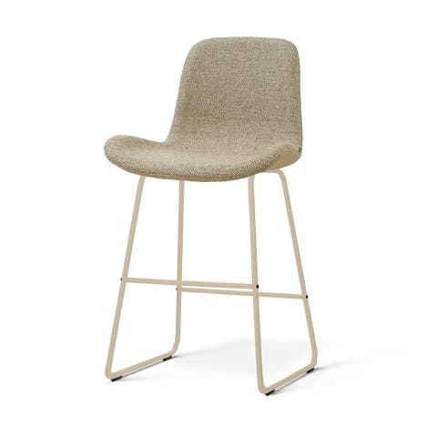 Nino-Fé barkruk taupe melange - beige onderstel - 65 cm