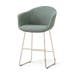 Nino-Otis barkruk saliegroen - beige onderstel - 65 cm