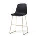 Nino-Pip barkruk zwart - beige onderstel - 65 cm