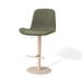 Niva-Fé draaibare tulp barkruk forestgroen - verstelbaar - beige onderstel