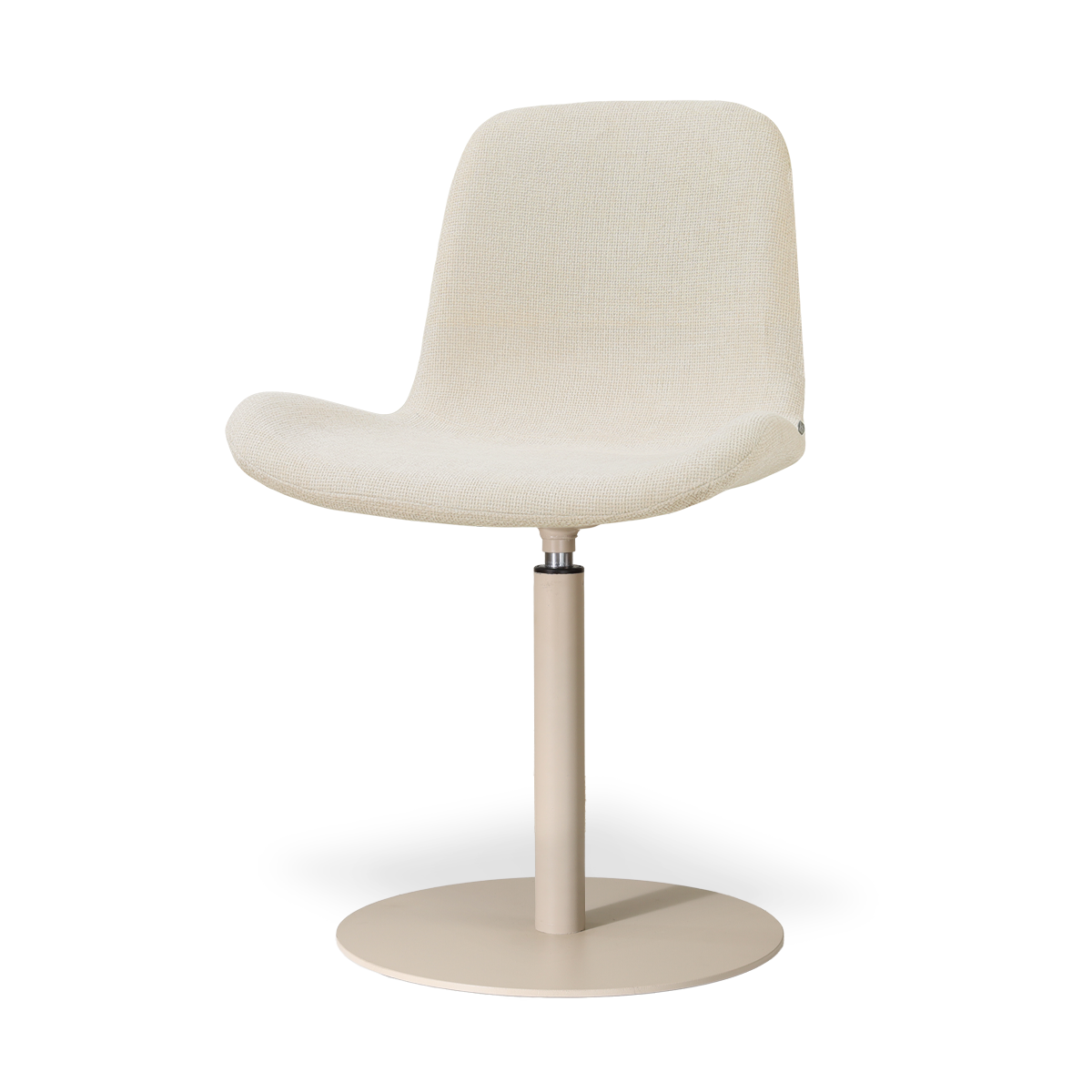 Niva-Fé draaibare tulp eetkamerstoel cottonbeige - beige onderstel