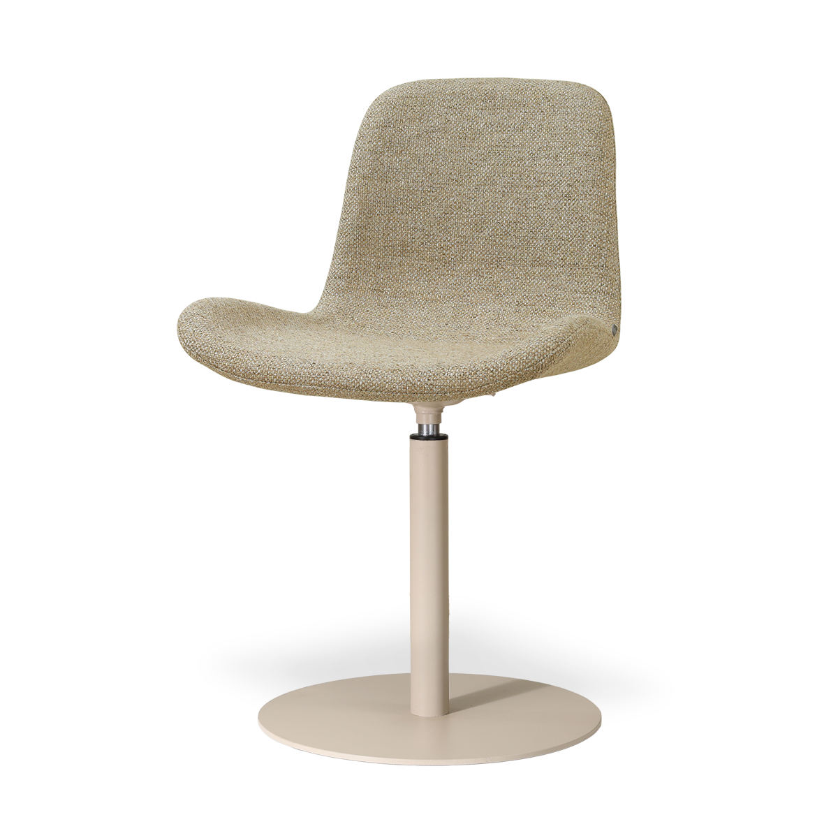 Niva-Fé draaibare tulp eetkamerstoel taupe melange - beige onderstel