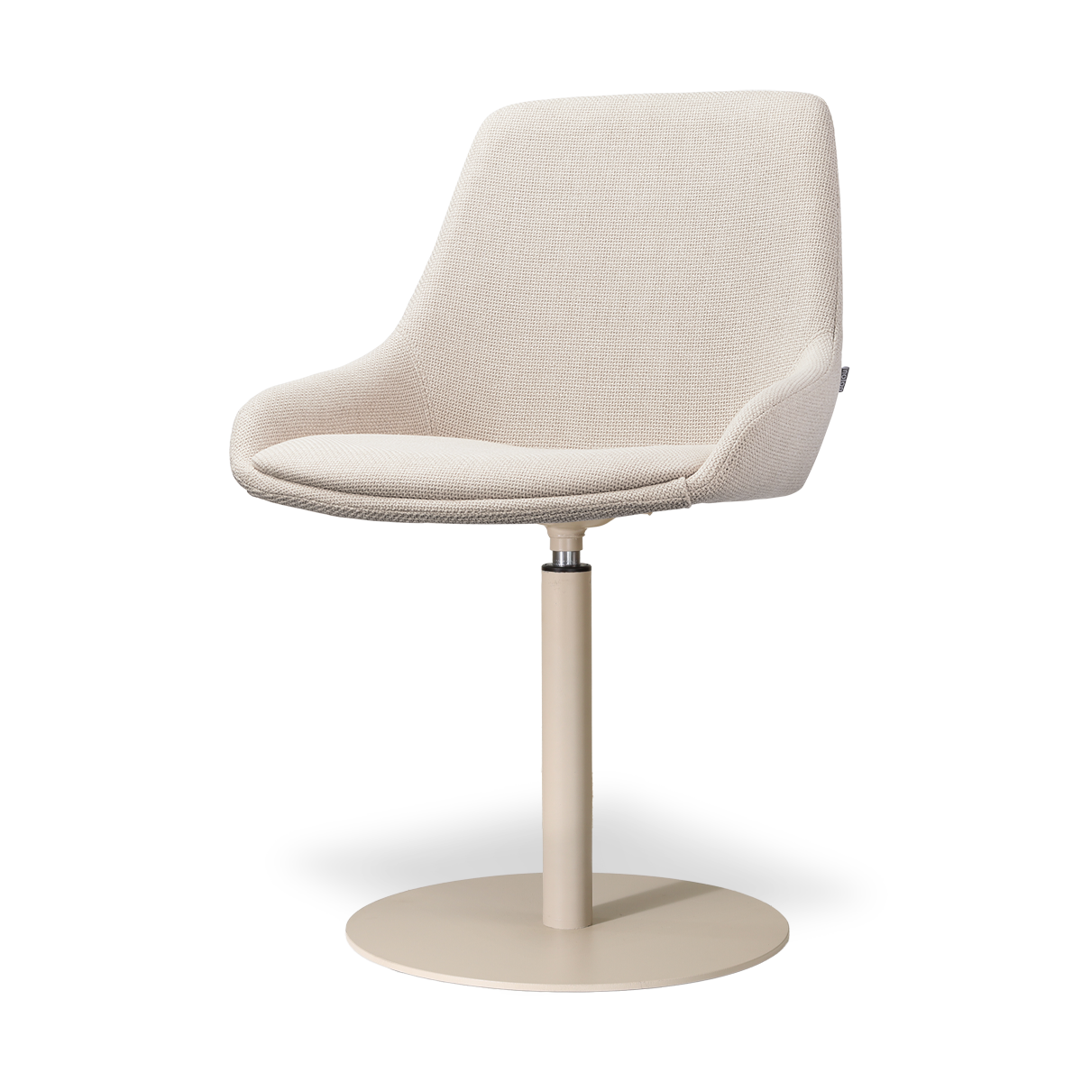 Niva-Isa draaibare tulp eetkamerstoel beige - beige onderstel