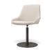 Niva-Isa draaibare tulp eetkamerstoel beige - mat zwart onderstel