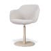 Niva-Mare draaibare tulp eetkamerstoel bouclé beige - beige onderstel
