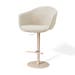 Niva-Otis draaibare tulp barkruk cottonbeige - verstelbaar - beige onderstel