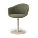 Niva-Otis draaibare tulp eetkamerstoel forestgroen - beige onderstel
