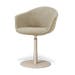 Niva-Otis draaibare tulp eetkamerstoel taupe melange - beige onderstel