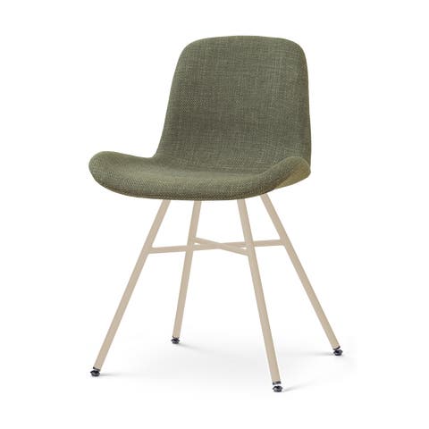 Noa-Fé eetkamerstoel forestgroen - beige onderstel