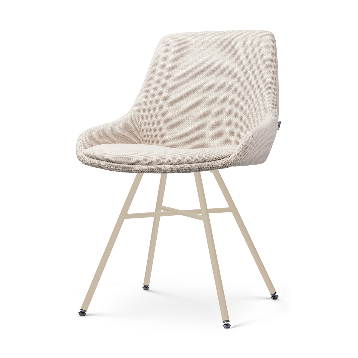 Noa-Isa eetkamerstoel beige - beige onderstel