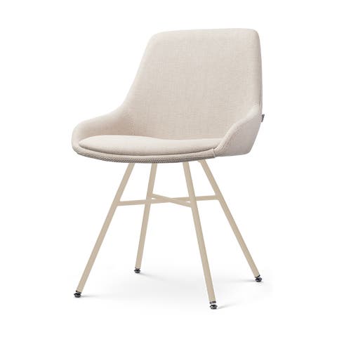 Noa-Isa eetkamerstoel beige - beige onderstel