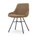 Noa-Isa eetkamerstoel bruin blend - zwart onderstel