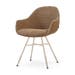 Noa-Mae eetkamerstoel bruin blend - beige onderstel