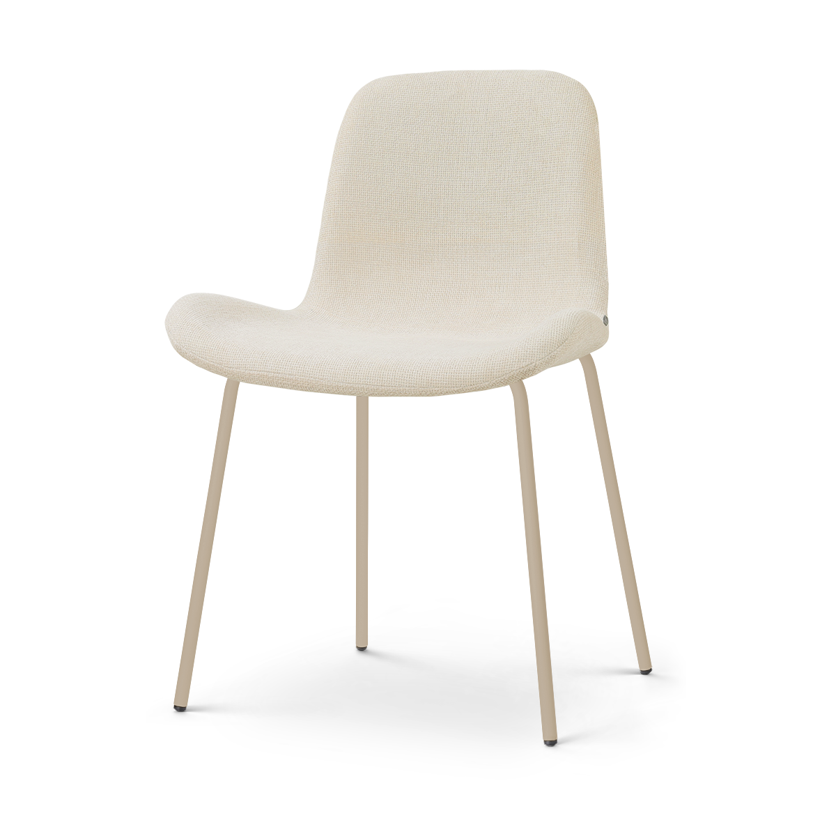 Nora-Fé eetkamerstoel cottonbeige - beige onderstel