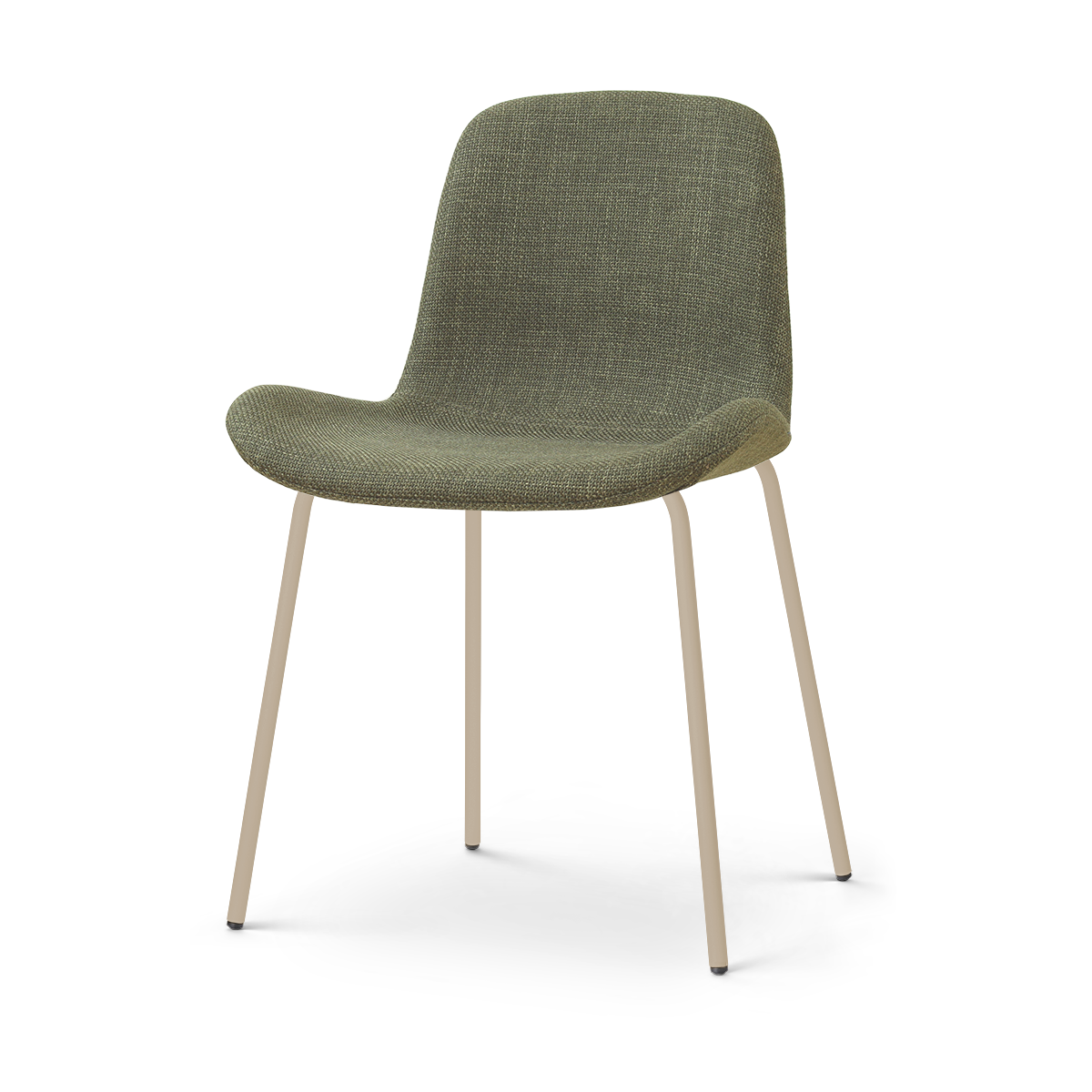 Nora-Fé eetkamerstoel forestgroen - beige onderstel