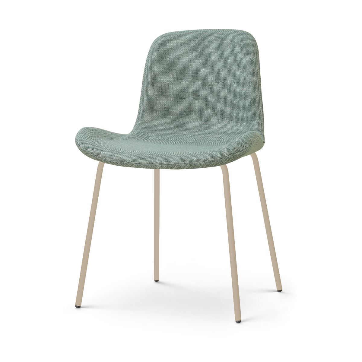 Nora-Fé eetkamerstoel saliegroen - beige onderstel