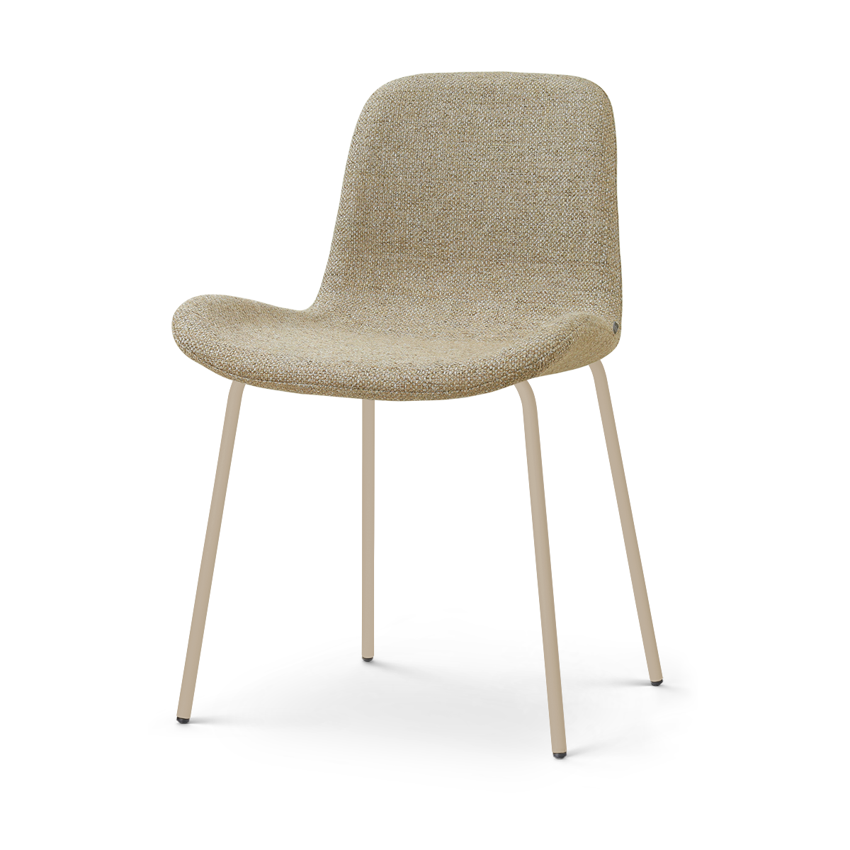 Nora-Fé eetkamerstoel taupe melange - beige onderstel