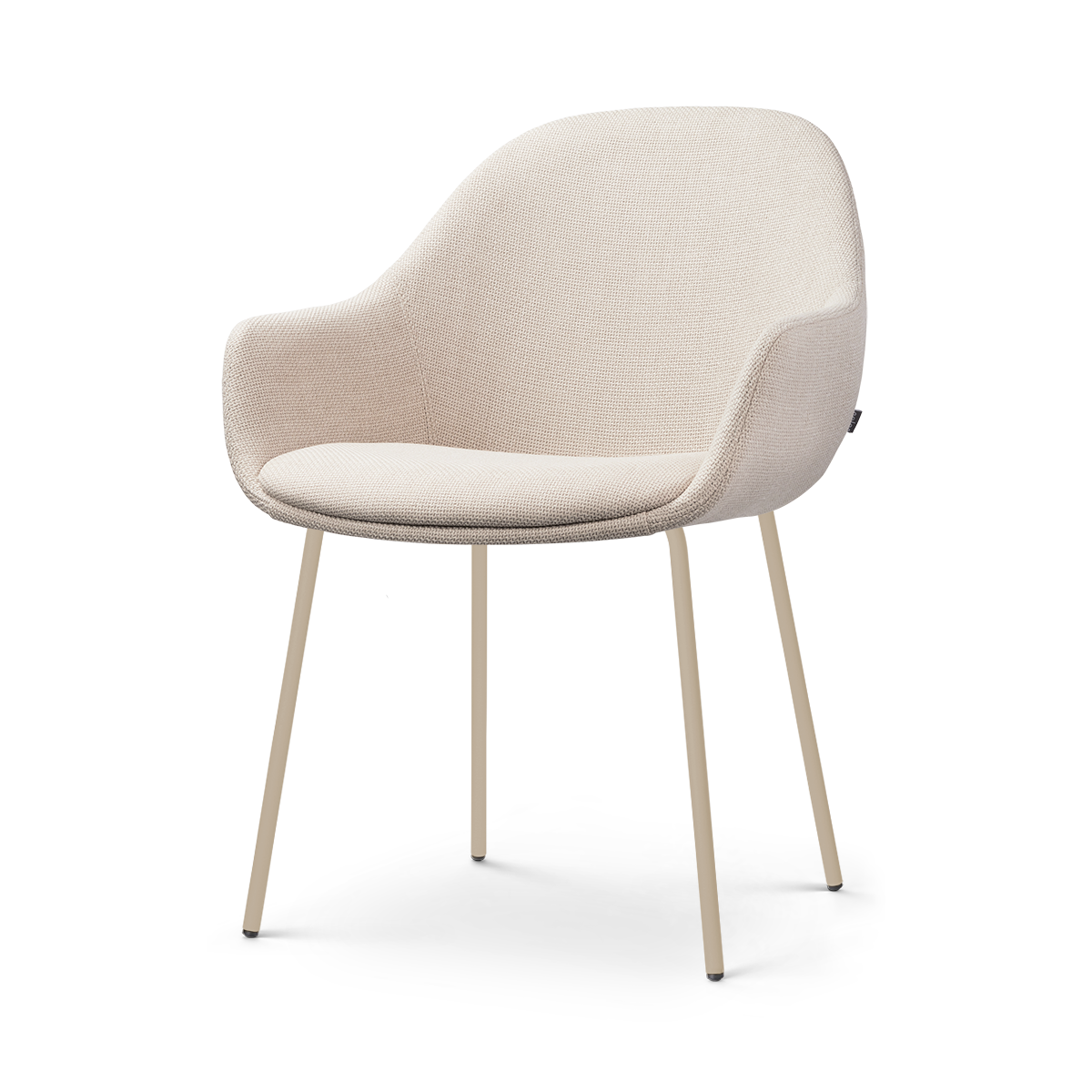 Nora-Mae eetkamerstoel beige - beige onderstel