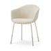 Nora-Otis eetkamerstoel cottonbeige - beige onderstel