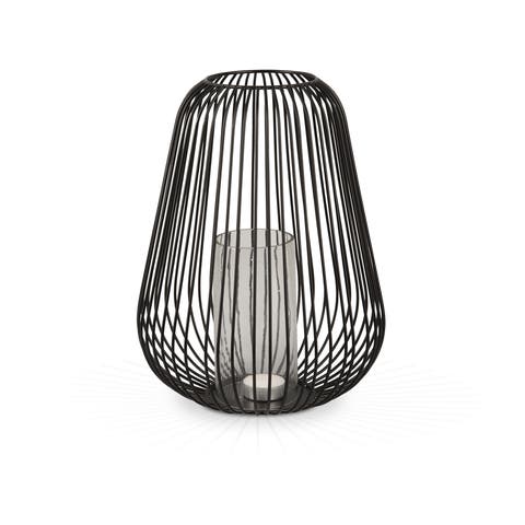 Illuminate lantaarn L zwart