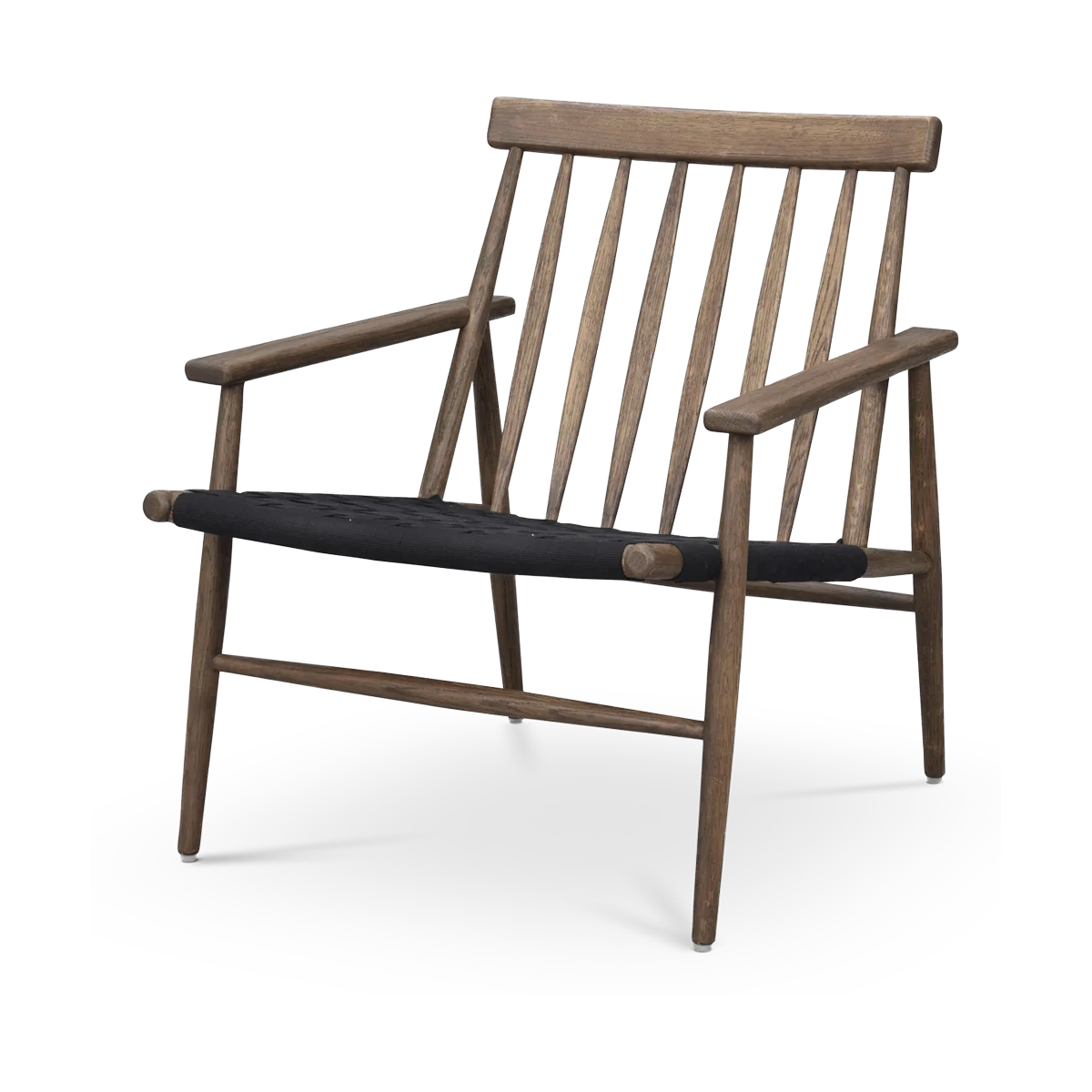 Canwood houten fauteuil - zwarte zitting