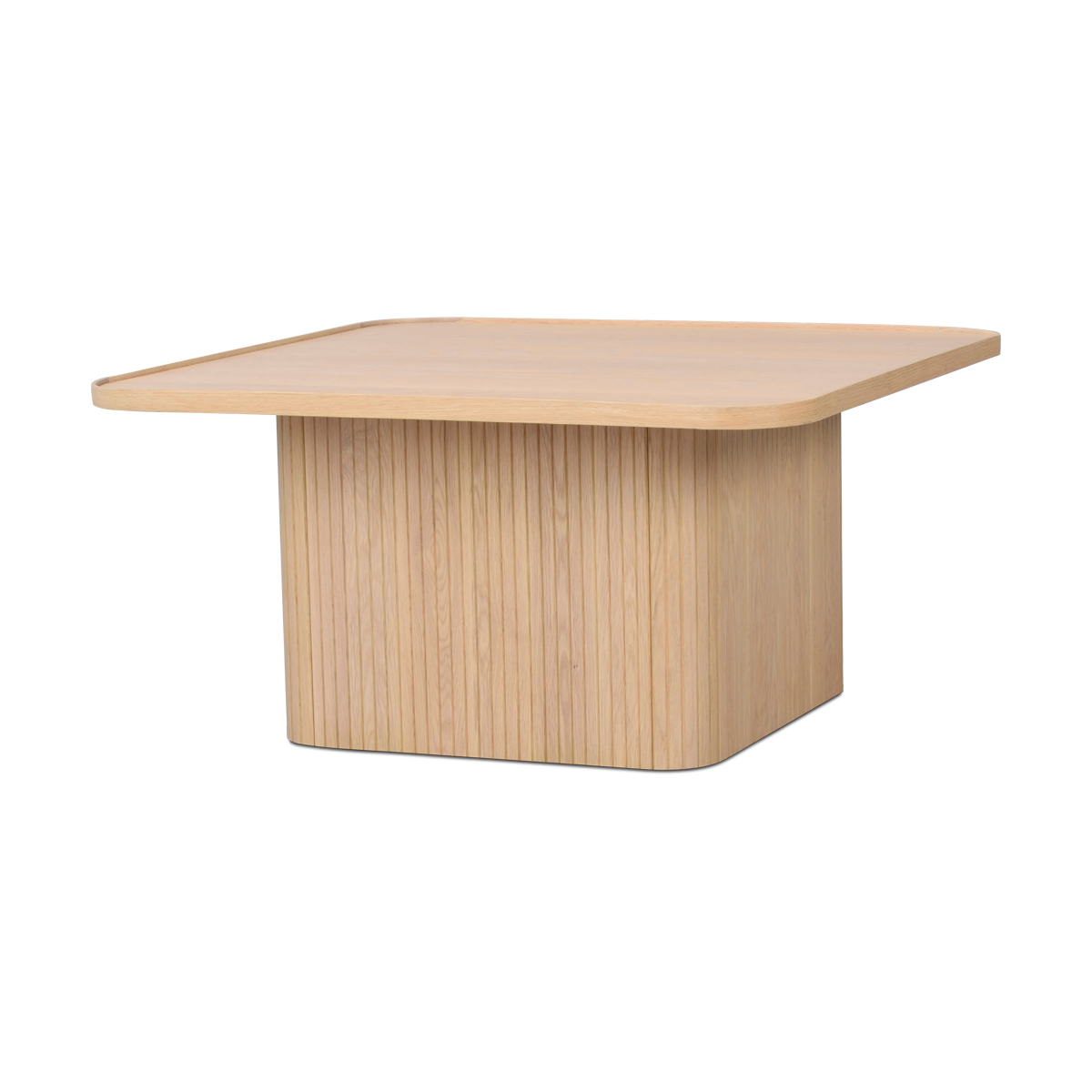 Sullivan houten salontafel whitewash - 80 x 80 cm