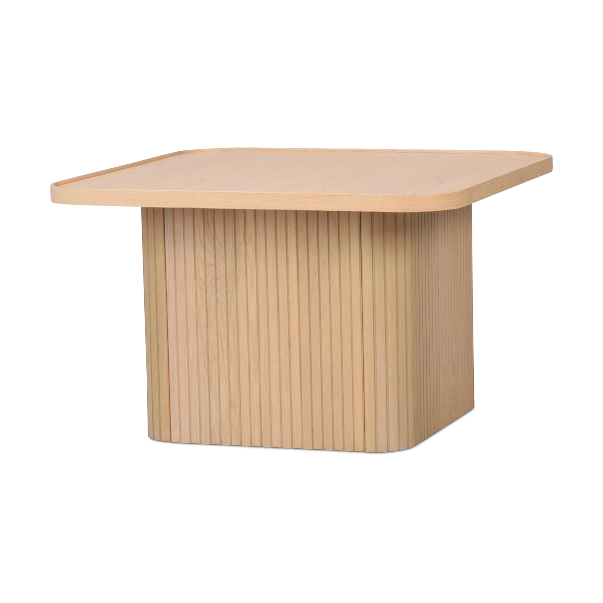 Sullivan houten bijzettafel whitewash - 60 x 60 cm