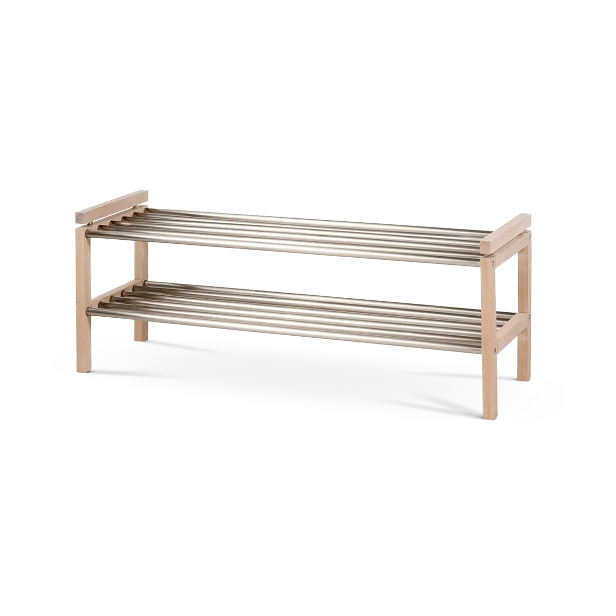 Confetti metalen schoenenrek whitewash - 100 x 30 cm