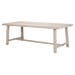 Brooklyn verlengbare houten eettafel whitewash - 220 x 95 cm