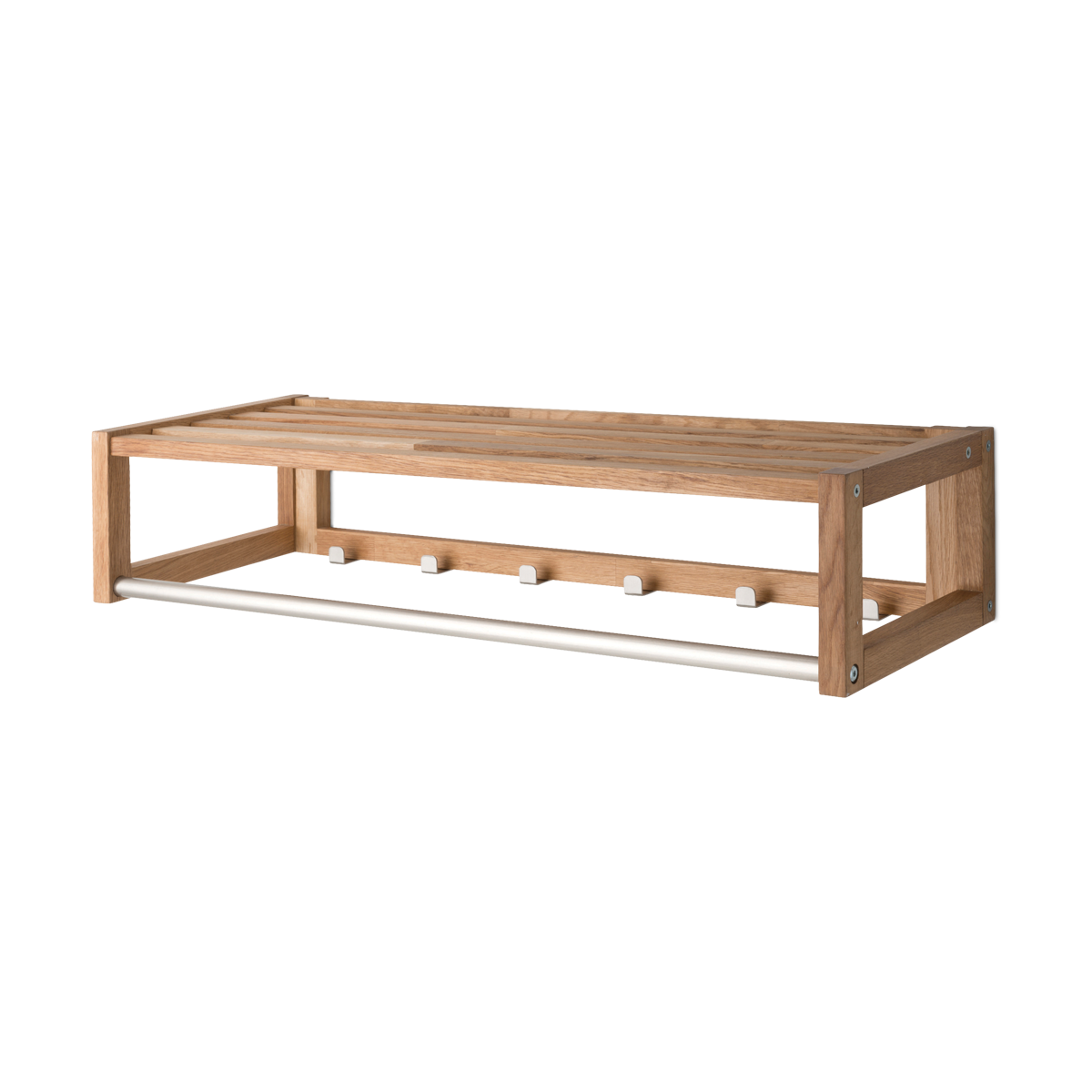 Confetti kapstok met hoedenplank naturel eiken - 80 cm 