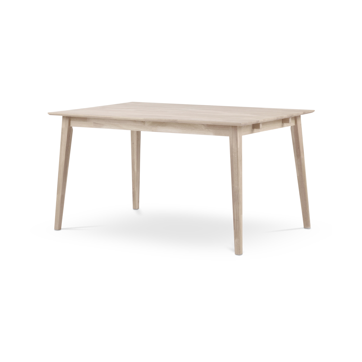 Filippa verlengbare houten eettafel whitewash - 140 x 90 cm