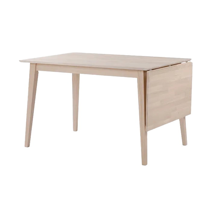 Filippa verlengbare houten eettafel whitewash - 120 x 80 cm