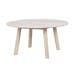 Taransay houten salontafel whitewash - Ø90 cm