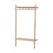 Milford eikenhouten kledingrek naturel eiken - 91 x 181 cm