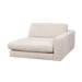 Duncan modulaire chaise longue lichtgrijs/beige - rechts - 129 cm