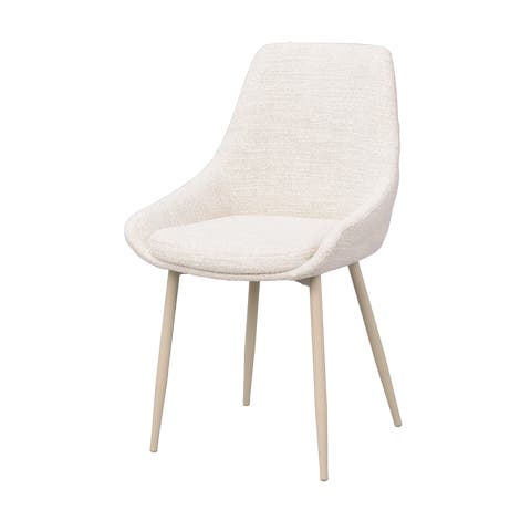 Sierra eetkamerstoel licht beige - beige poten