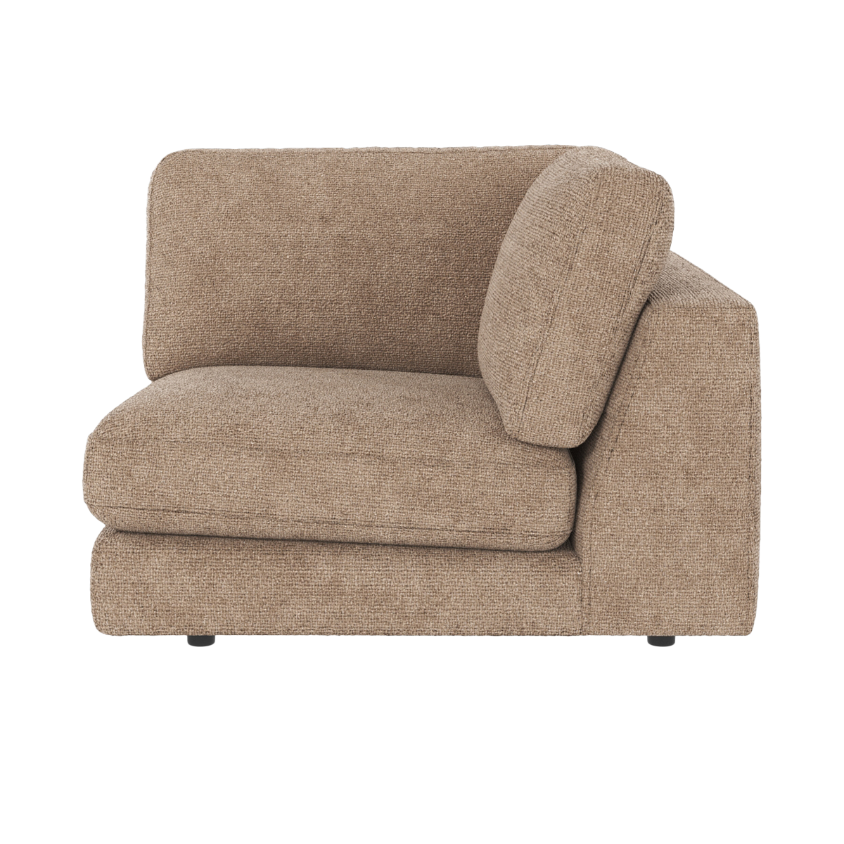 Duncan modulair hoekelement taupe - 103 x 103 cm