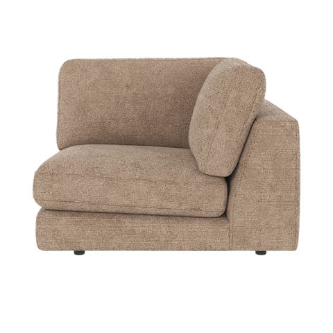 Duncan modulair hoekelement taupe - 103 x 103 cm