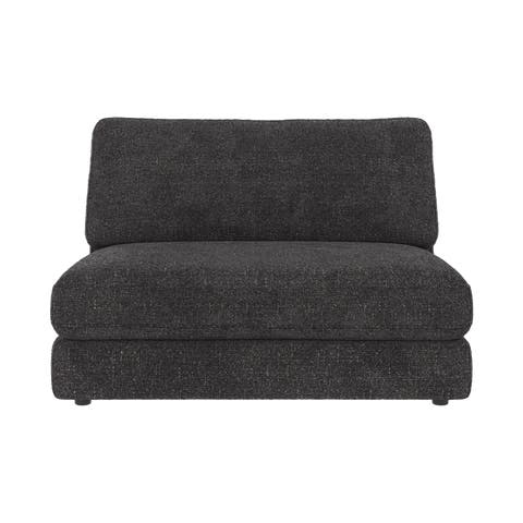 Duncan modulair bankelement antraciet - 112 cm