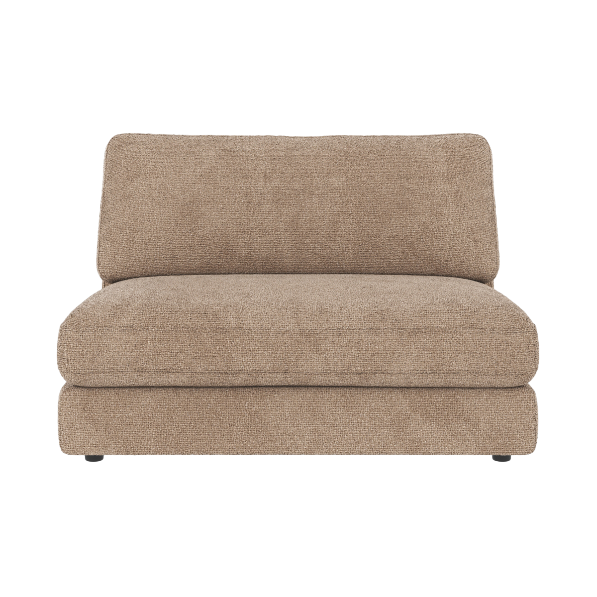 Duncan modulair bankelement taupe - 112 cm