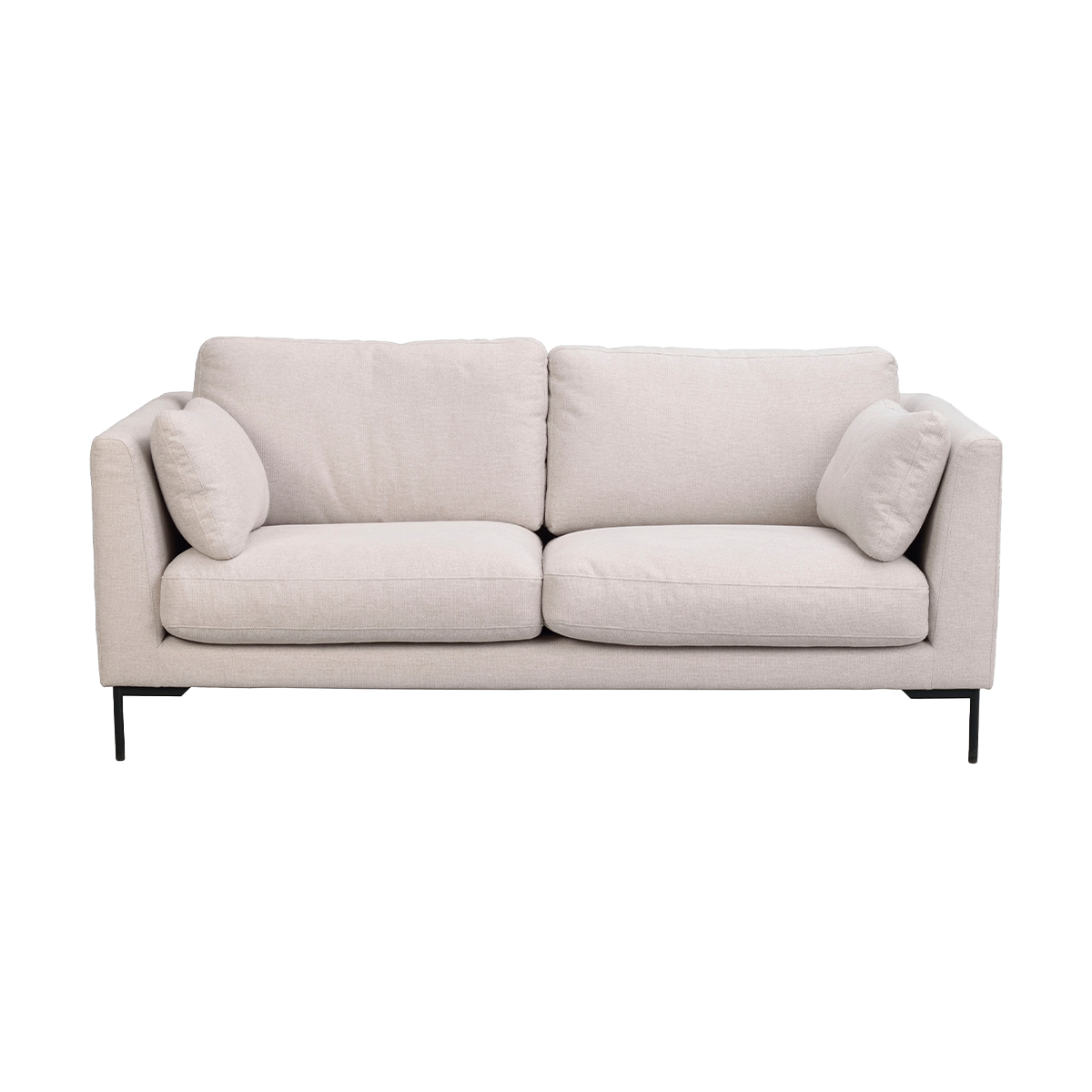 Corwin gestoffeerde 2.5 zitsbank beige - 238 cm