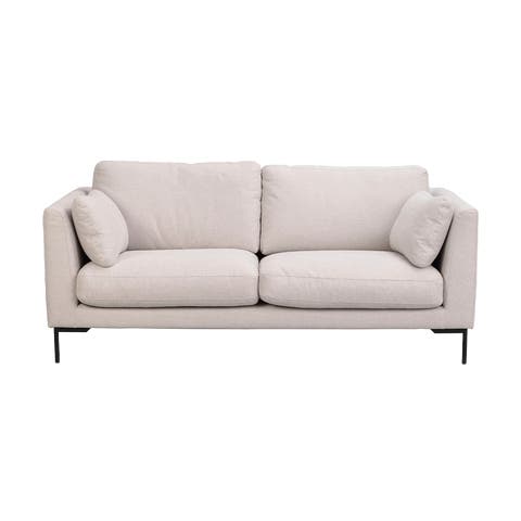 Corwin gestoffeerde 2.5 zitsbank beige - 238 cm