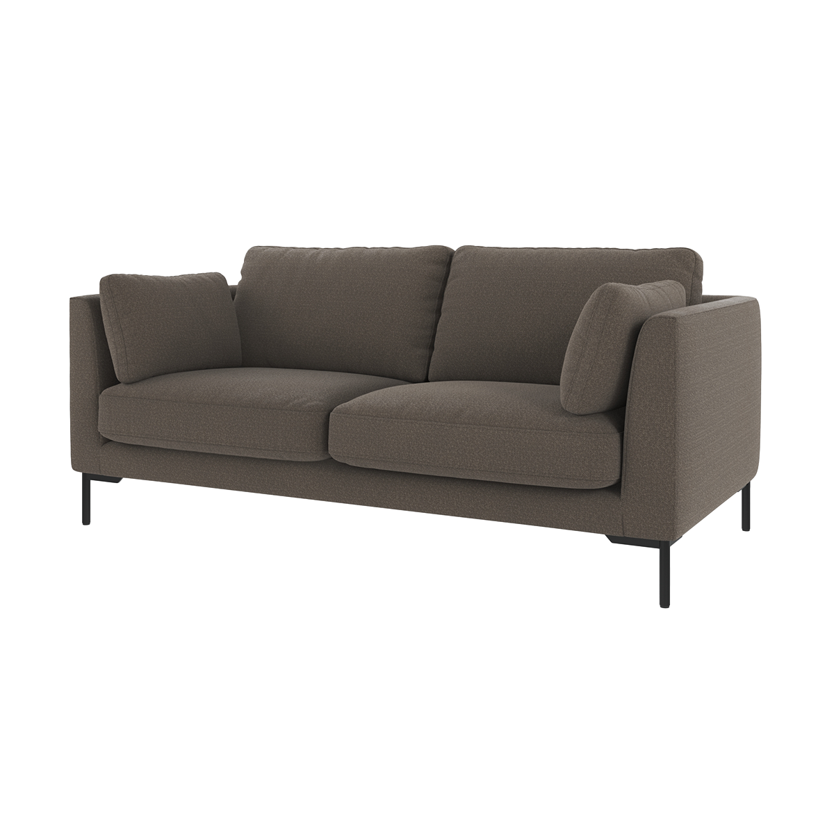 Corwin gestoffeerde 2.5 zitsbank grijs - 238 cm